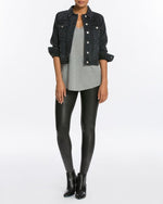 Load image into Gallery viewer, Faux Black Leather Leggings

