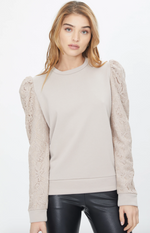 Load image into Gallery viewer, Noa Lace Sweatshirt
